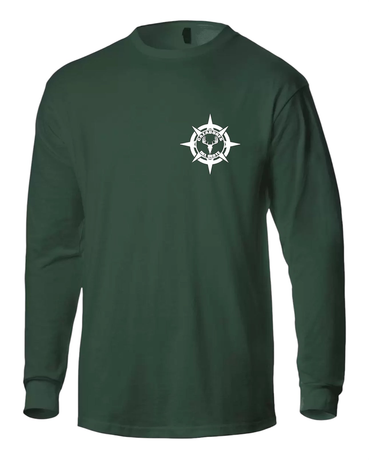 Cazadores Del Oeste Manga Larga- VERDE CAZADOR