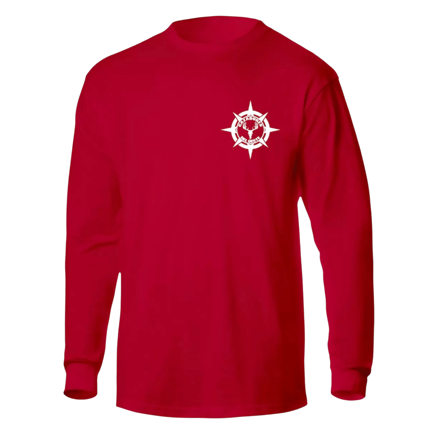Cazadores Del Oeste Manga Larga- ROJO